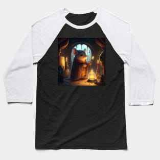 The Mischievous Spells of a Mouse Magician Baseball T-Shirt